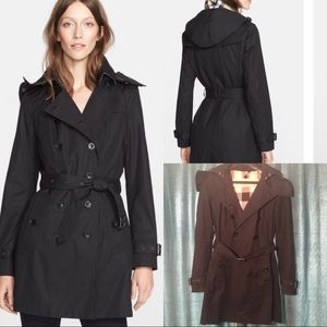 Burberry Brit Trench w/ detachable hood & liner